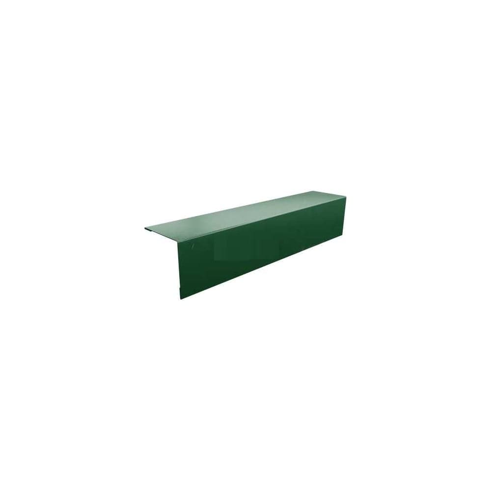Планка угла наружного МЕТАЛЛИК и КО 115x115x2000; Оц 0.40 (RAL 6005) в пленке О0000053025