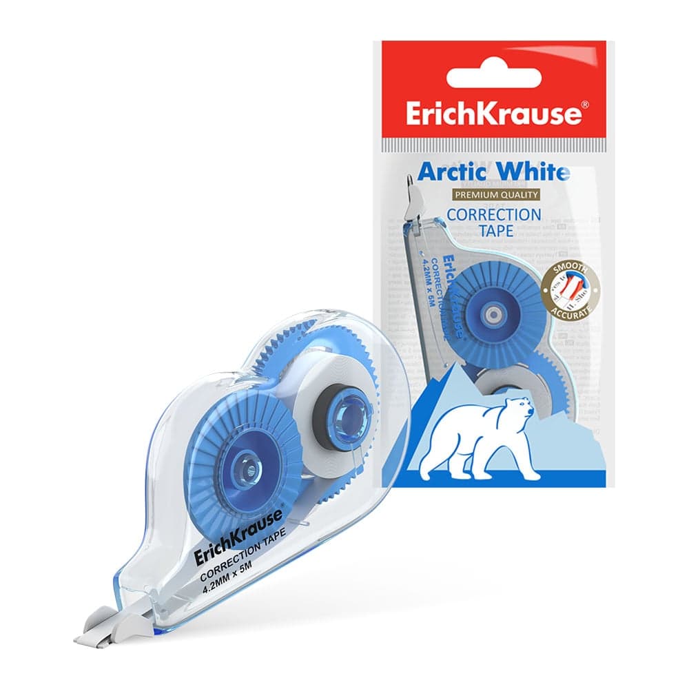 Корректирующая лента ErichKrause Арктический белый, 4,2 мм x 5 м 21885