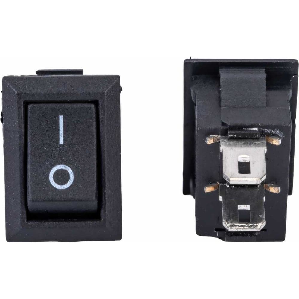Клавиша Nord-Yada 250V 3А Micro черная (2контакта) ON-OFF (2шт в упаковке) 905465
