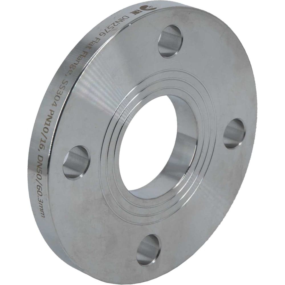 Фланец плоский NEWKEY DIN2576 нержавеющий, AISI304 DN50 (2) (60,3мм), (CF8), РN10/16 NK-FD50/4
