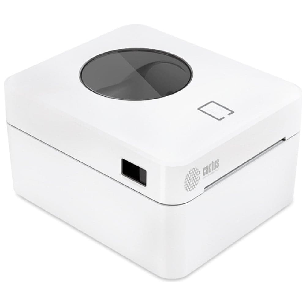 Термопринтер Cactus CS-TP-D410U-W 203dpi 160мм/с/USB для печати этикеток белый 2092314