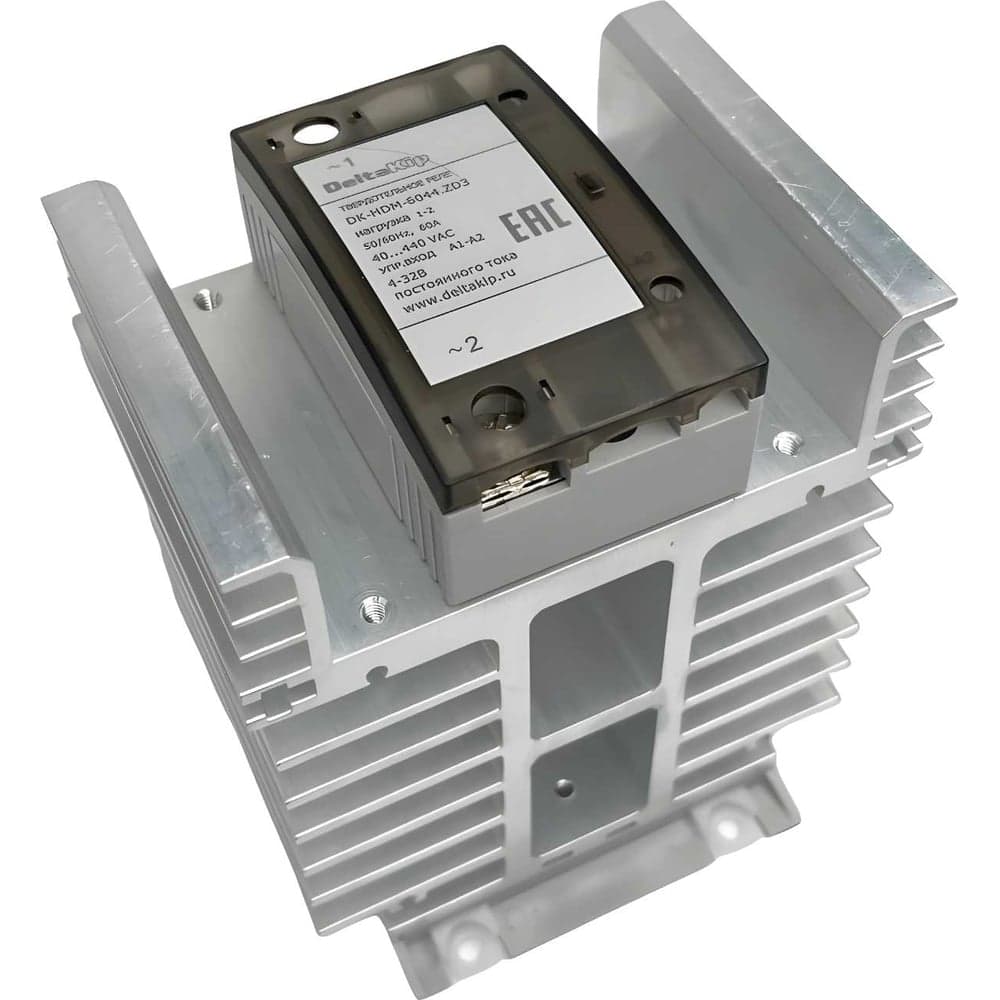 Твердотельное реле с радиатором DELTAKIP DK-HDM-6044.ZD3 (60А, 3…32VDC) DK-F0000063