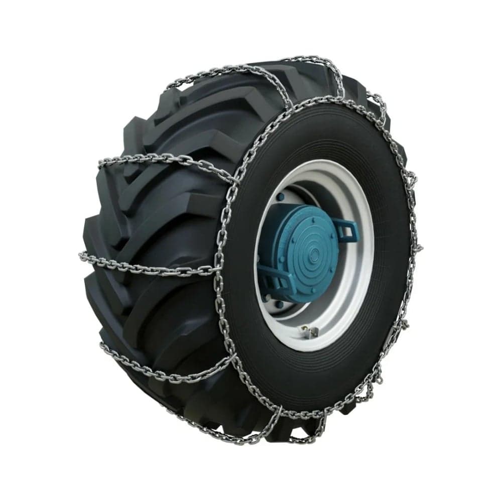 Цепи противоскольжения GROSCO 385/65 R22.5 Спарка 8 мм. Комплект 2 шт (46,7 кг) для грузовых автомобилей QW8T38565R225