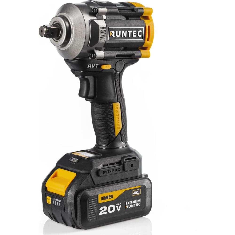 Гайковерт ударный аккумуляторный RUNTEC PRO 1/2, 20В, 2*4Ач, 650Нм RT-IW650
