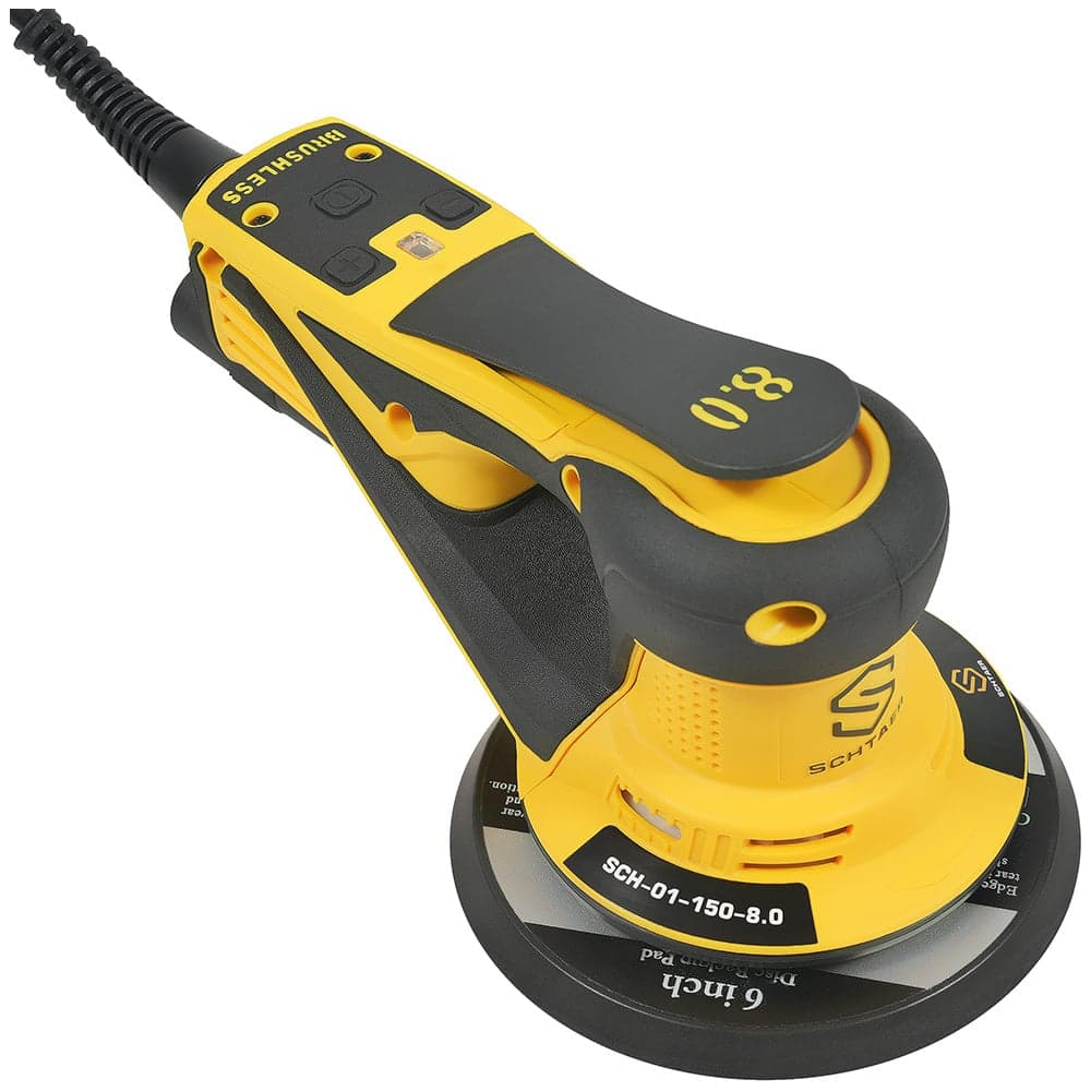 Шлифовальная машинка ручная SCHTAER 220V/50Hz, 350W, эксцентрик 8,0 мм SCH-01-150-8.0