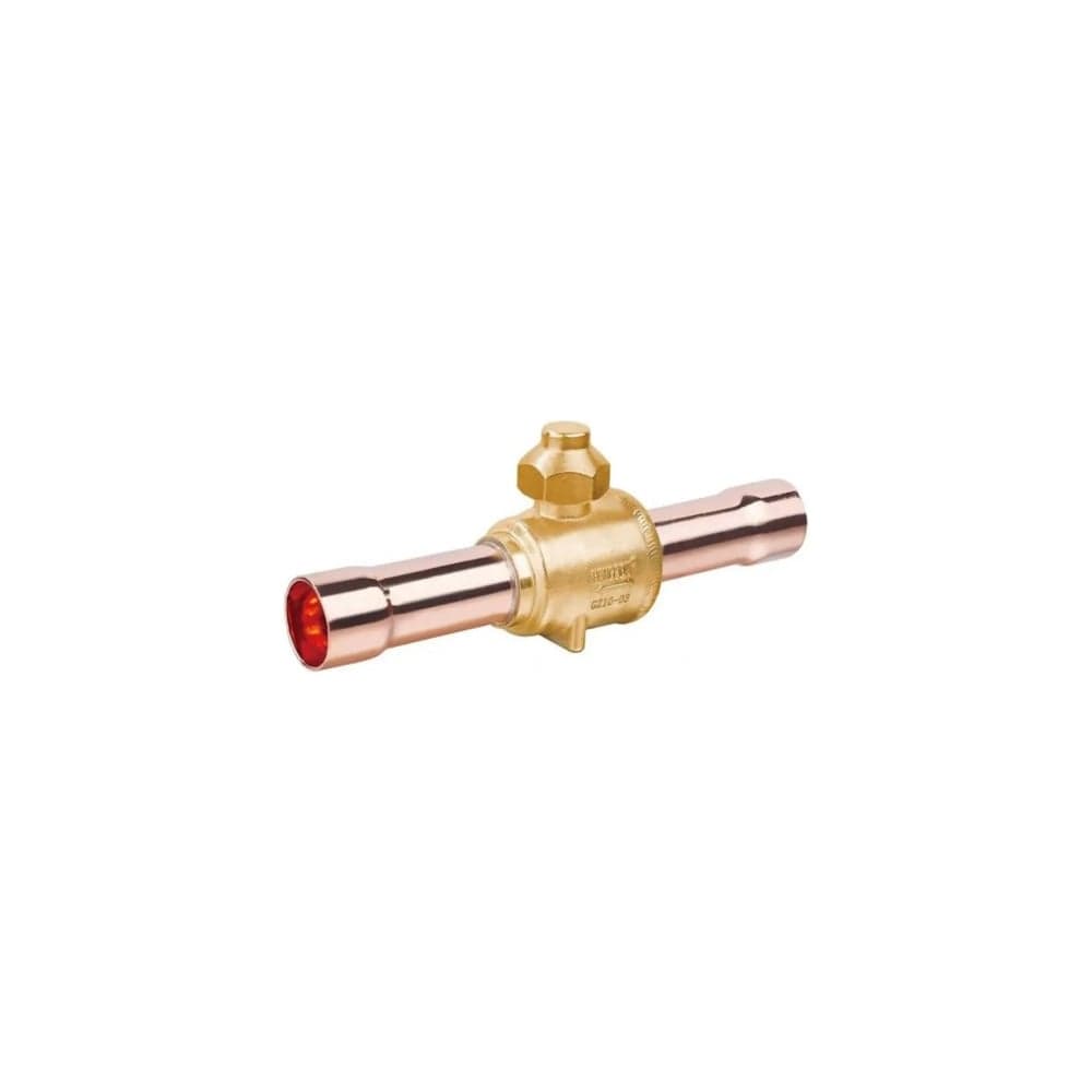 Кран шаровый Hongsen HBC-16, 5/8 ODF с портом (Аналог 009L7053R) HBC-16V