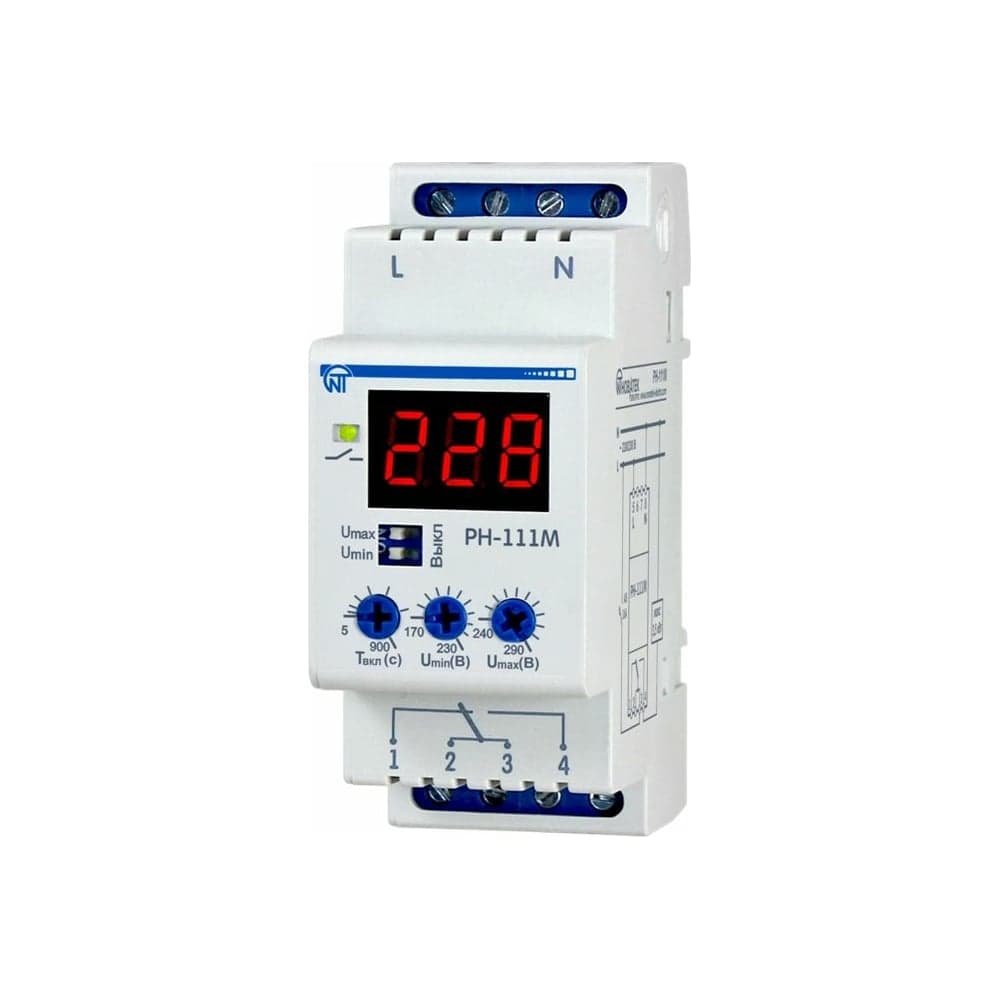 Реле напряжения Новатек-Электро РН-111М 3425601111