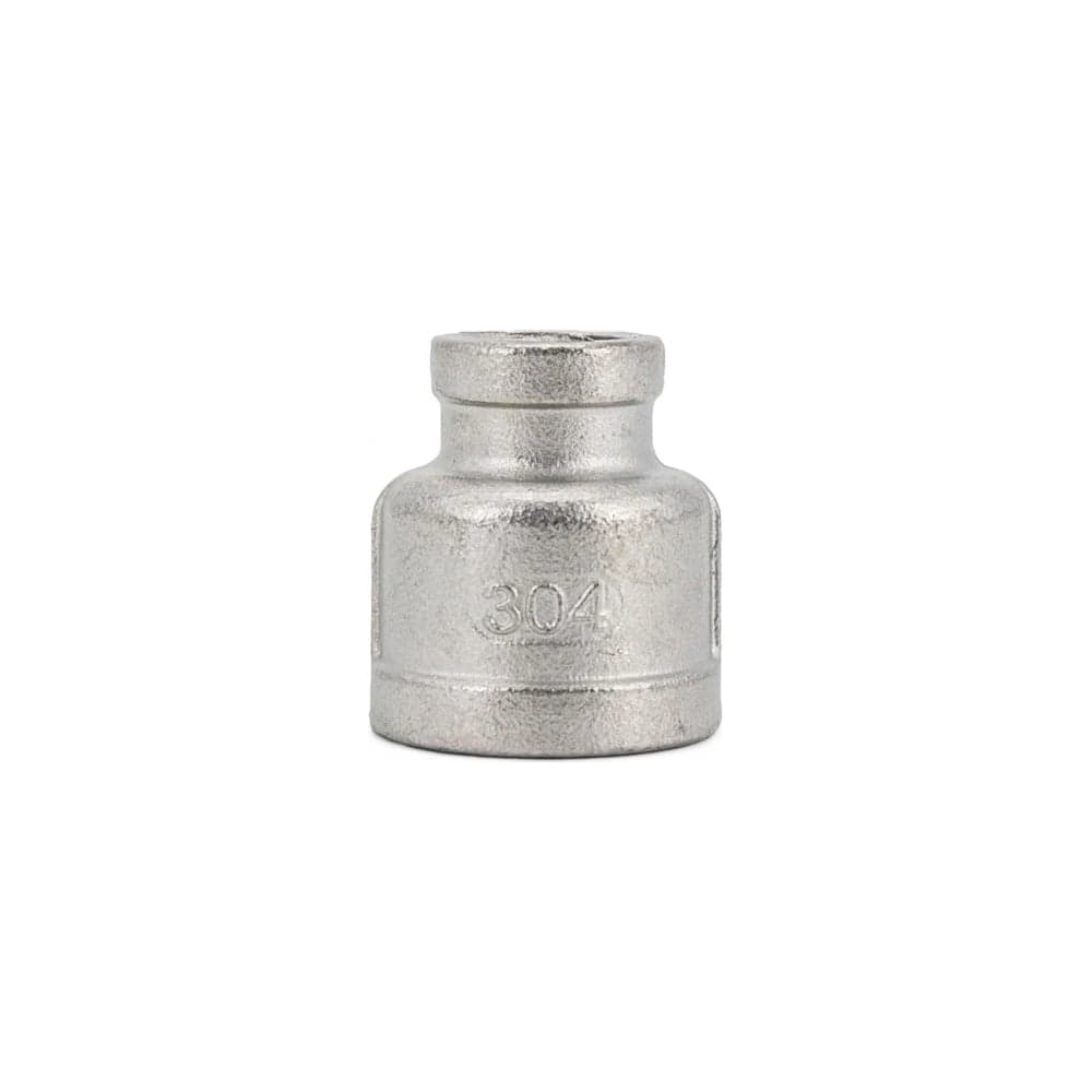 Муфта переходная нержавеющая NEWKEY AISI304 DN20 х DN15 (3/4 х 1/2), (CF8), PN16, набор 2 шт NAB2-NK-MMH20*15/4