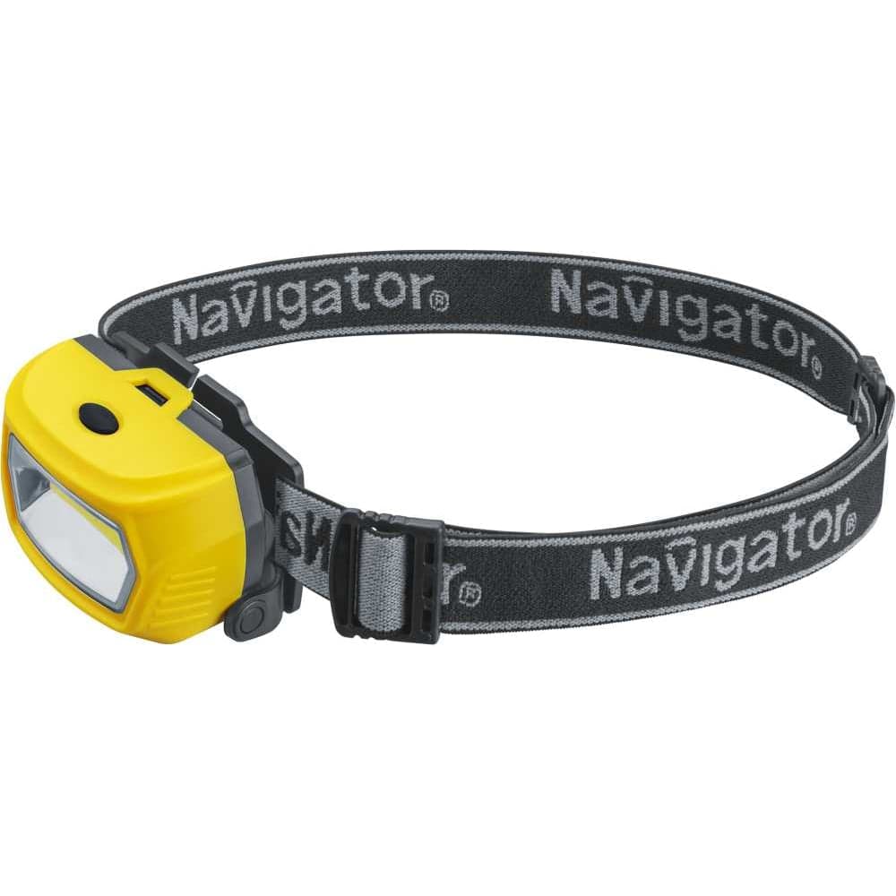 Фонарь Navigator 95 554 NPT-H40-ACCU налобный, 1COBx3Вт, 3 режима, Li-ion 1.2Ач 95554