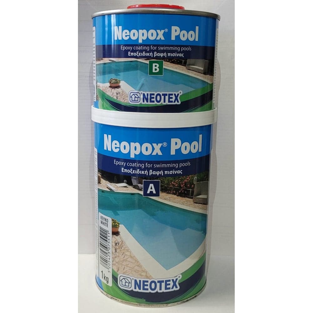 Эпоксидная 2К краска для бассейнов NEOTEX NEOPOX POOL A+B 5кг, белая, Ral 9003 15851000