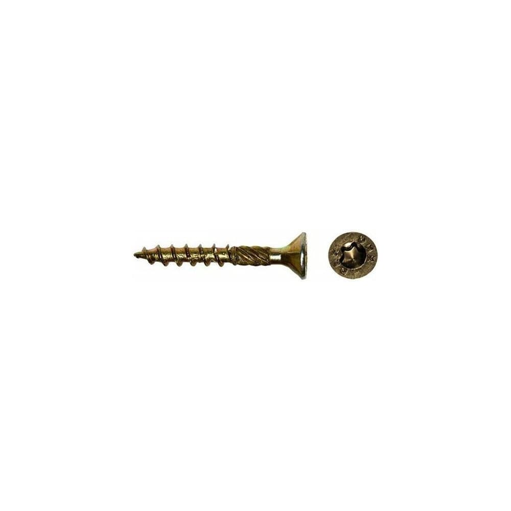 Саморезы по дереву КРЕП-КОМП потайн. Torx, 3х20 мм, 1000 шт. желтые сдт320