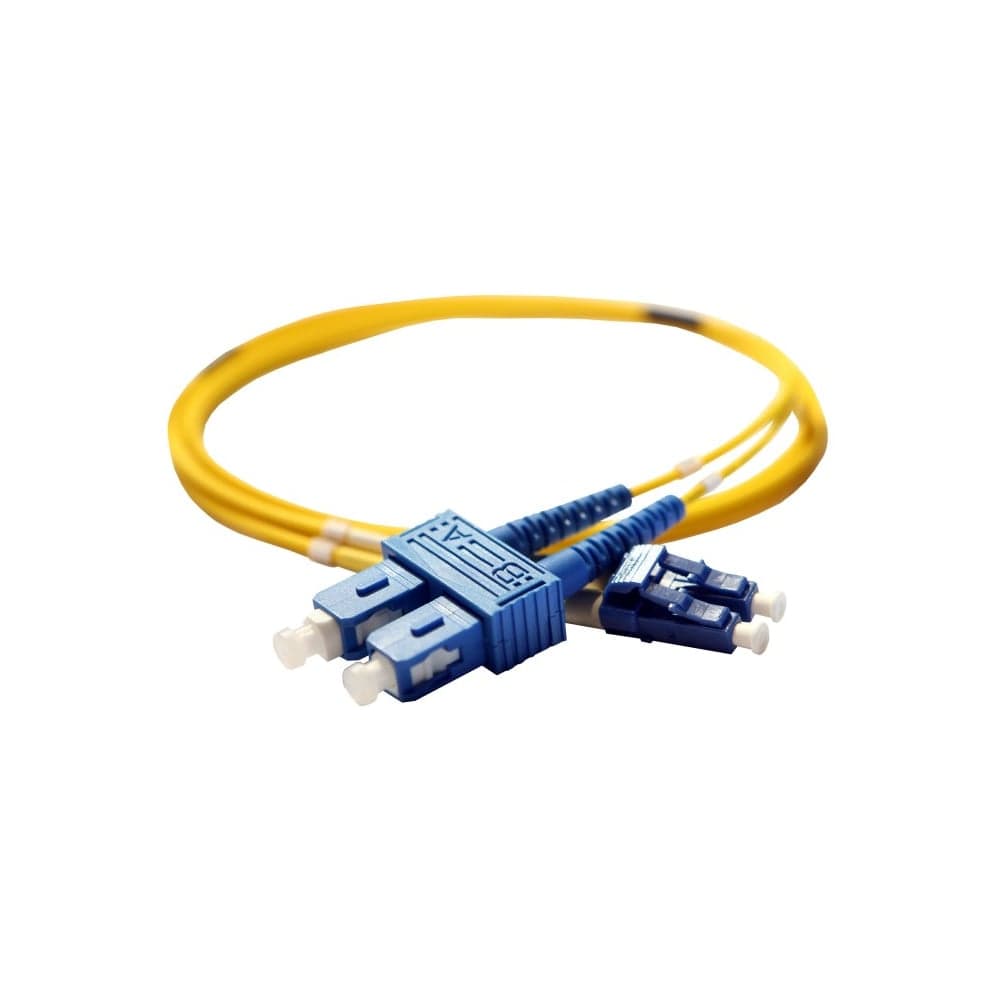 Шнур оптоволоконный Legrand OS1/2, одномодовый, SC/LC, 3 м, желтый 032605