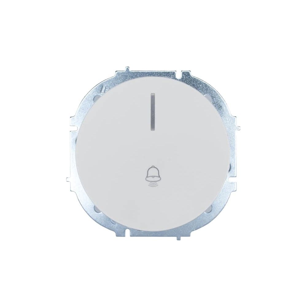 Кнопка звонка с подсветкой белый Lezard OSEN 743-0288-108