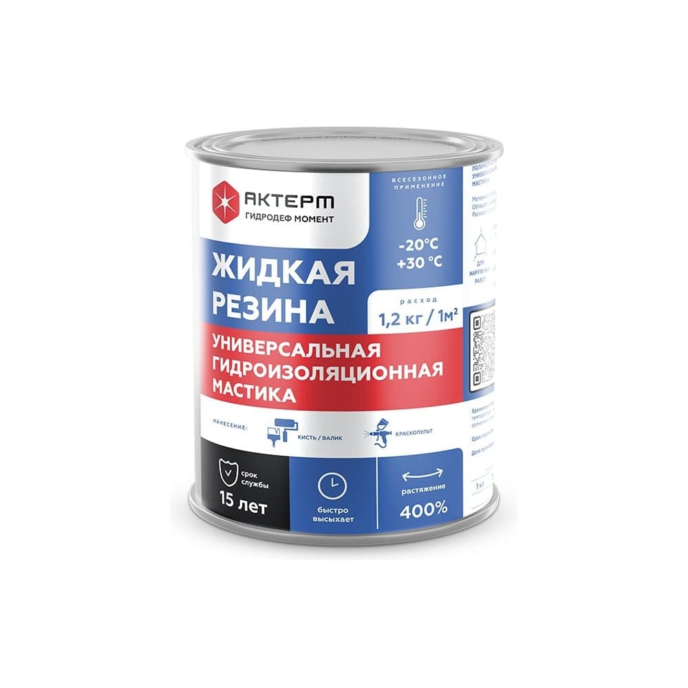 Гидроизоляция ГидроДеф Момент 1 кг АКТЕРМ 908083043