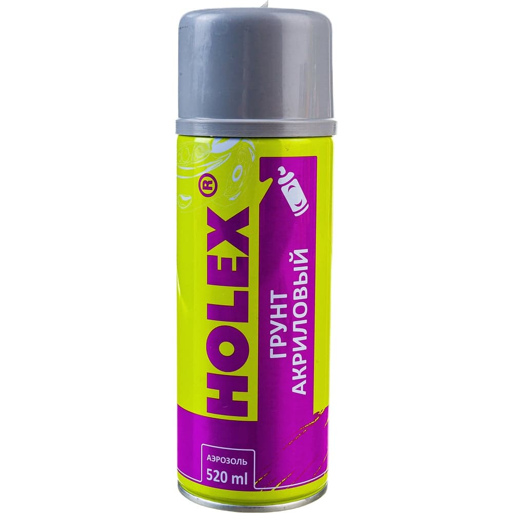 Акриловый грунт HOLEX серый аэрозоль, 520мл HAS-2542