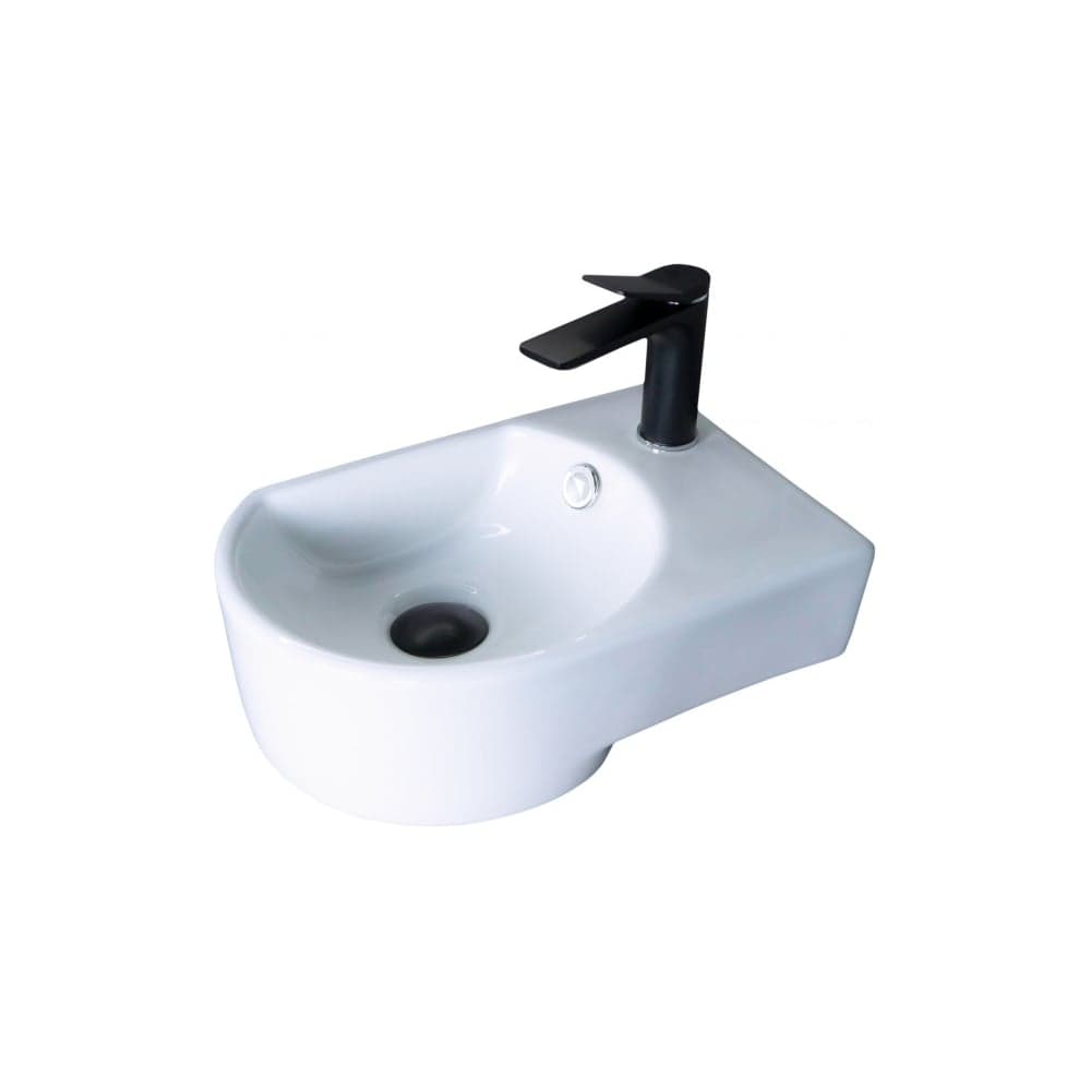 Раковина Gid N9273L подвесная, белая 41x27x14 61106L