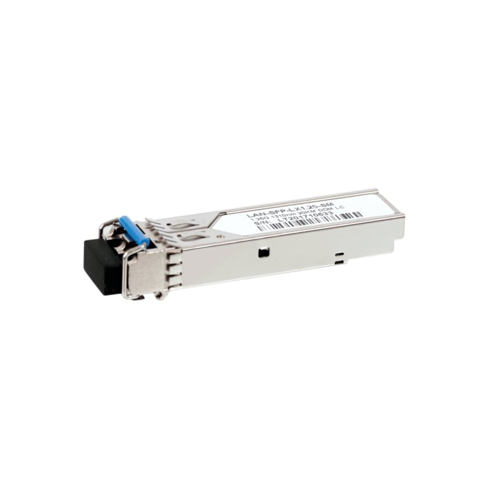Модуль LANMASTER SFP LX 20км, 1310нм, SM, duplex LC, 1.25Gbps, промышленный, DDM, Cisco LAN-SFPi-LX1.25-SM