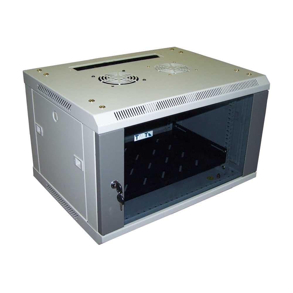 Шкаф настенный TWT Pro 22U 600x450, стеклянная дверь, II, TWT-CBW2-22U-6x4
