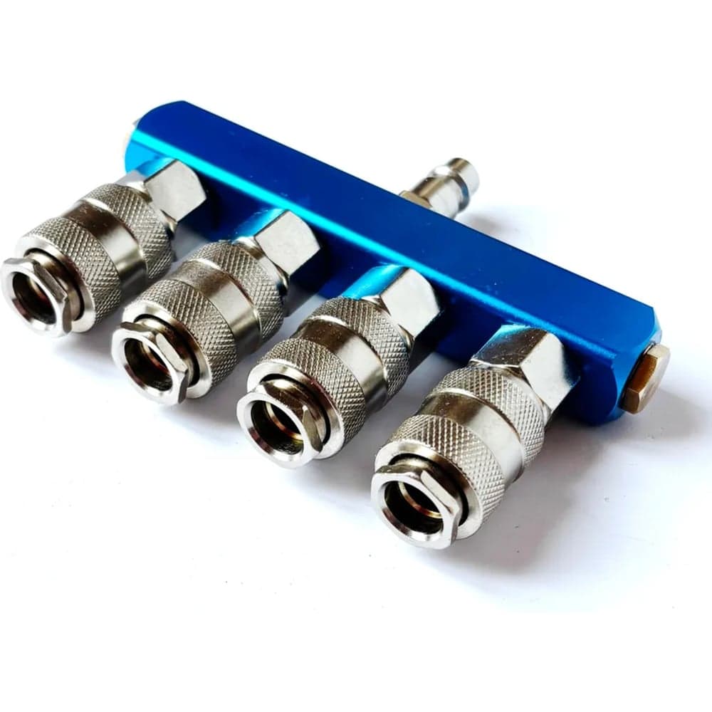 Разветвитель пневматический Pegas pneumatic на 4 выхода со штуцером 3307