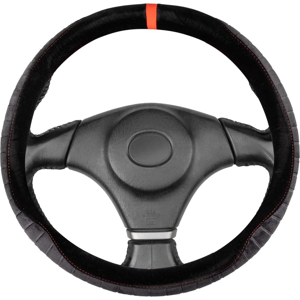 Оплетка велюр SKYWAY M (37-39 см) Arctic-12 Черный/красная S01107047