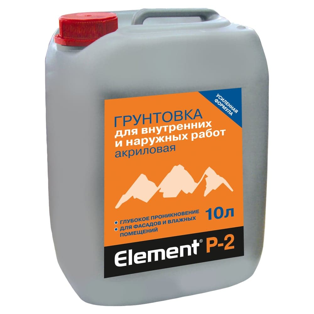Грунтовка акриловая универсальная ALPA Элемент Р-2 10 л NEW 4660005410059