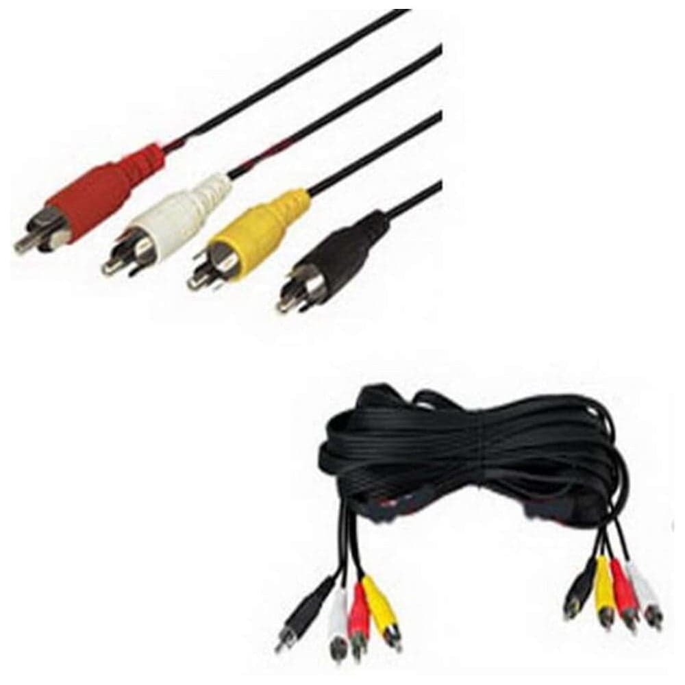 Аудио/видео шнур RUICHI 4 RCA - 4 RCA B 7m 113669