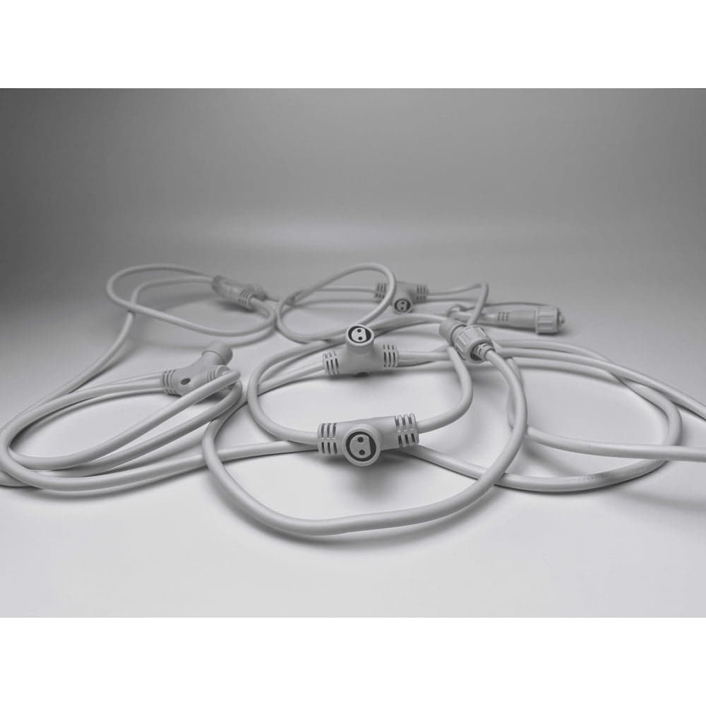 Шина TEAMPROF 2 pin, Т-коннектор, 5 м, 5 разъемов, белая TPF-SC-5/5-W