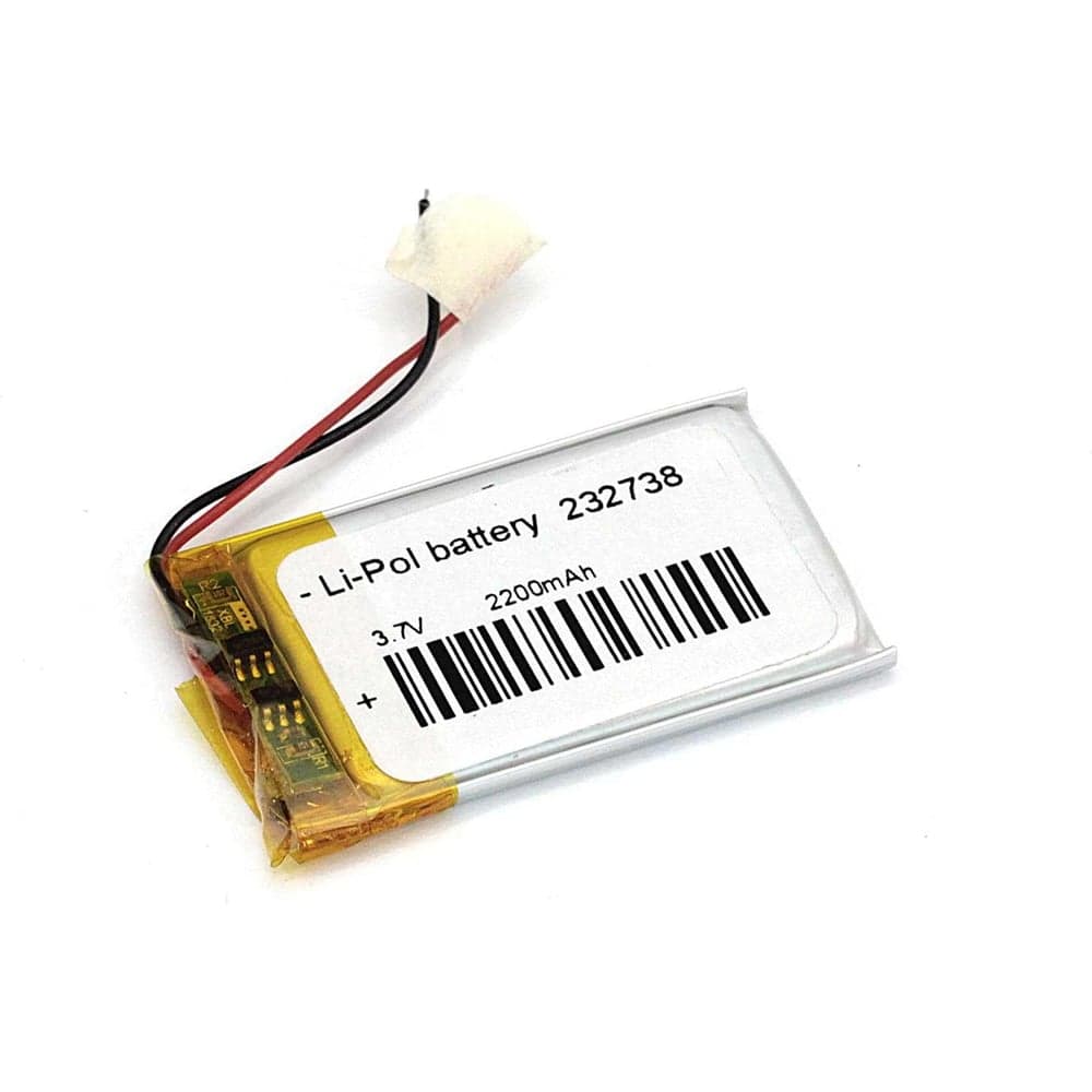 Аккумулятор Li-Pol (батарея) Amperin 2.3*27*38мм 2pin 3.7V/220mAh 74015