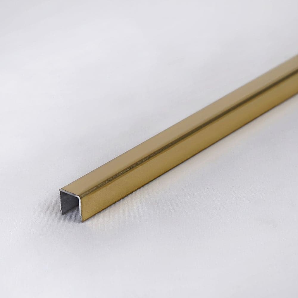 П-профиль Forming U1 20х20х20 нержавеющая сталь AISI430, 0,8мм, Gold Mirror, длина 2500 996_2500