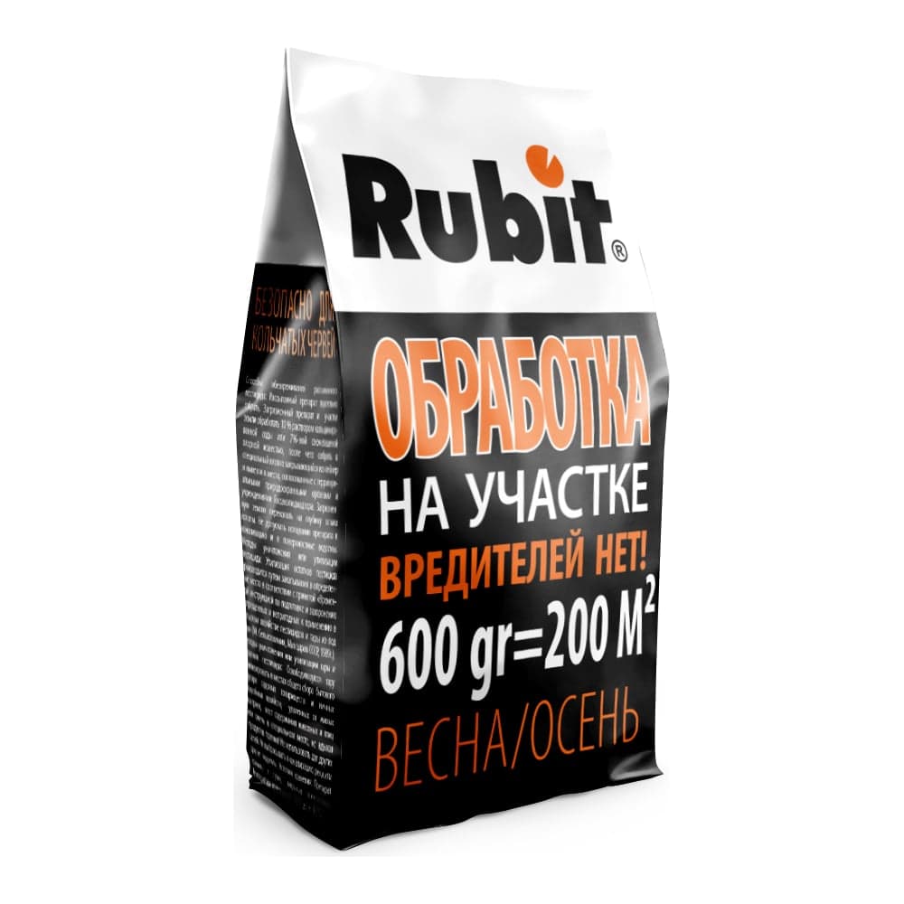 Гранулы для обработки участка от вредителей RUBIT Рофатокс 600 г 115453
