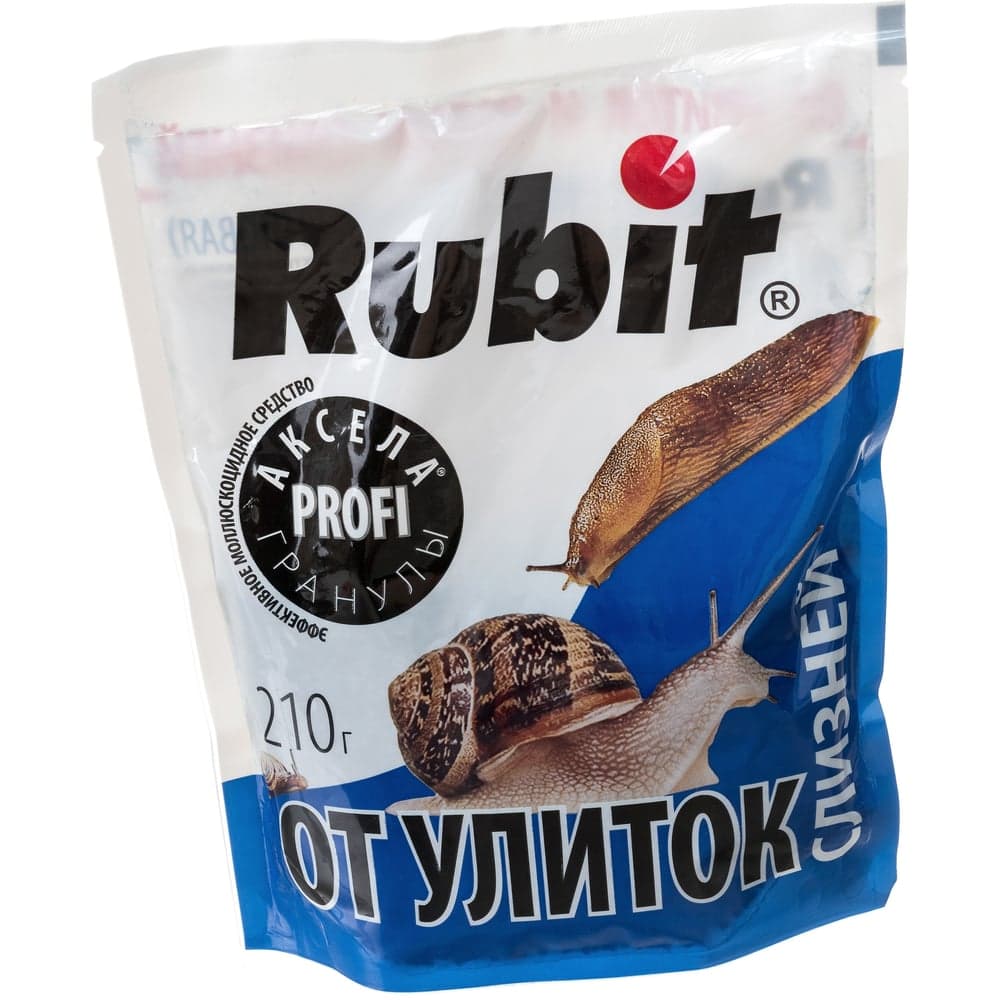 Средство от улиток и слизней RUBIT АКСЕЛА 210 г 93382