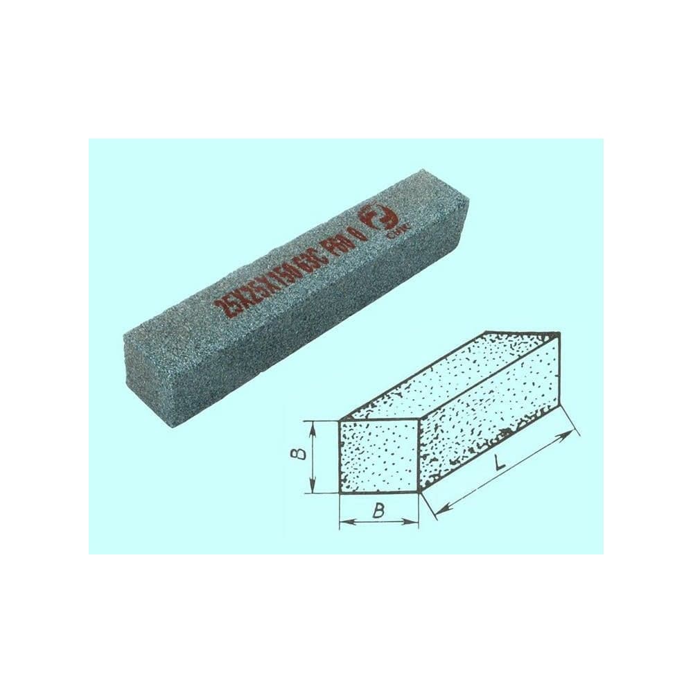 Шлифовальный брусок CNIC 8x8х100 мм 63C 25 СТ1 GC F60 O 58594
