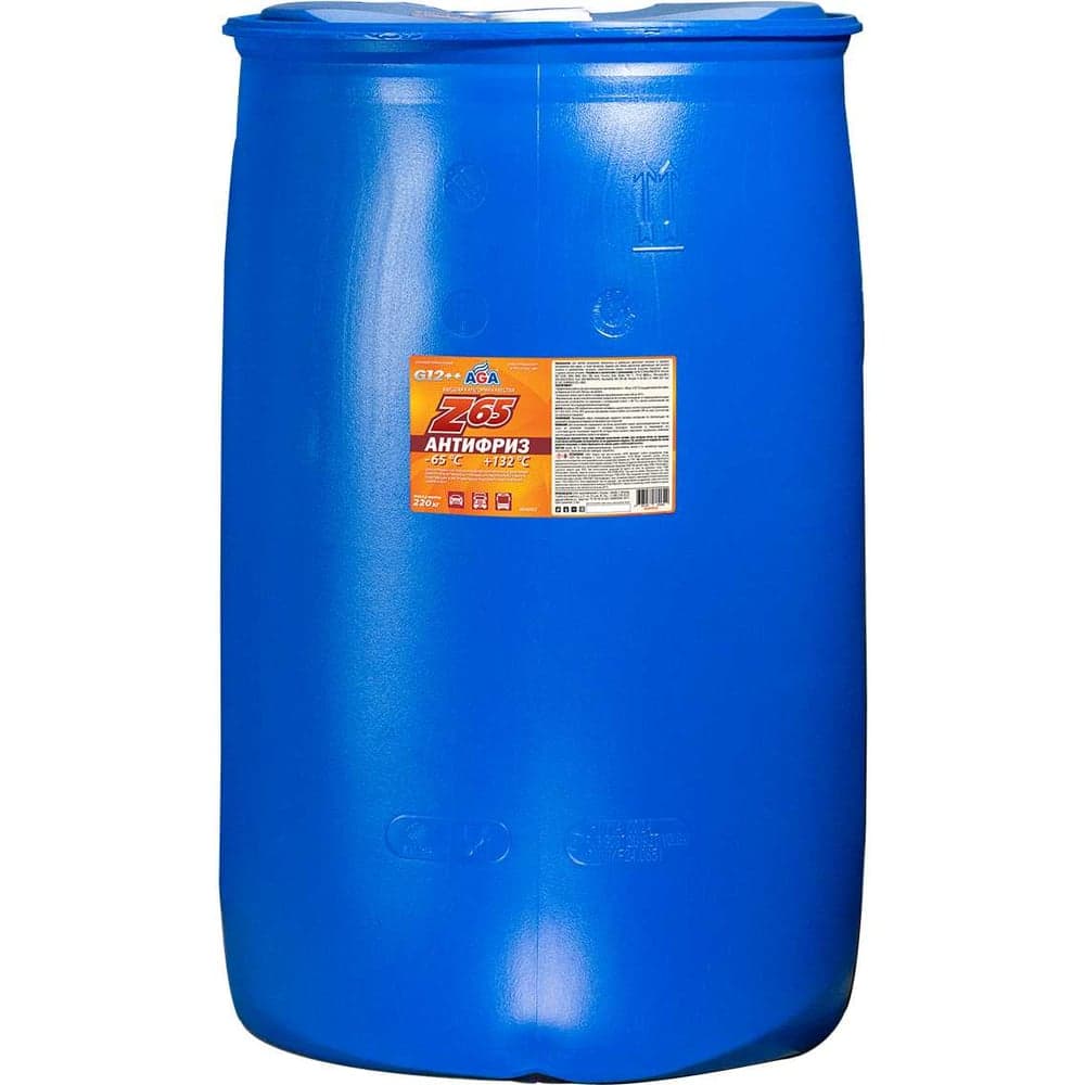 Антифриз AGA готовый к применению, желтый, -65С 220 кг AGA062Z
