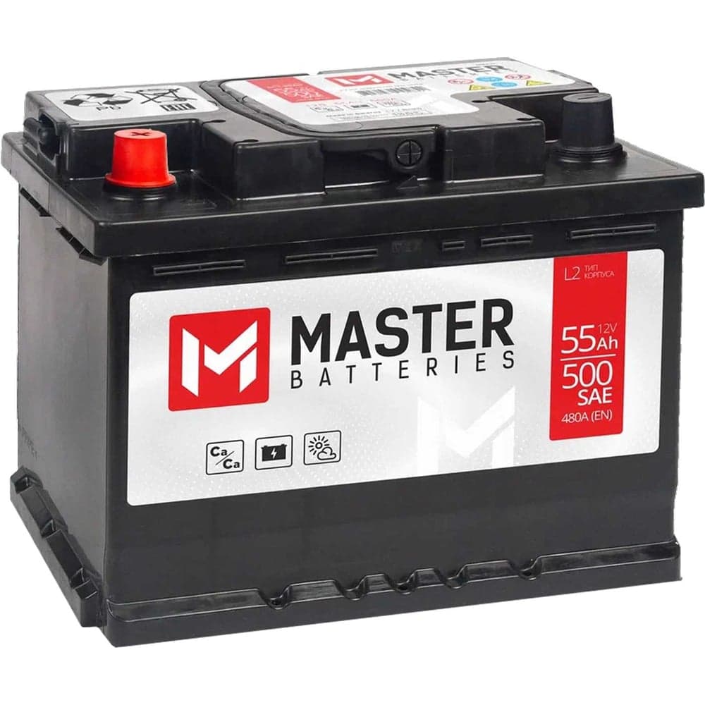 Аккумуляторная батарея MASTER BATTERIES 55Ah L+ MB551