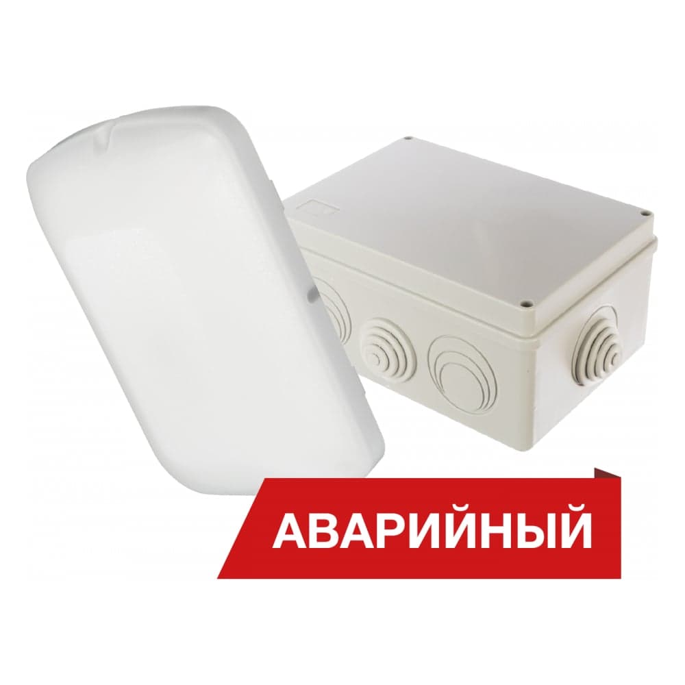 Светодиодный аварийный светильник DIORA Луна Eco Box 20/2300 Avto L 2300лм 20Вт 4000K IP65 80Ra Кп<5 датчик освещенности DLEcoB20-AL-4K-A