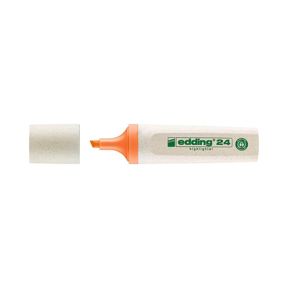 Текстовыделитель Edding EcoLine, клиновидный наконечник, 2-5 мм, оранжевый E-24#6