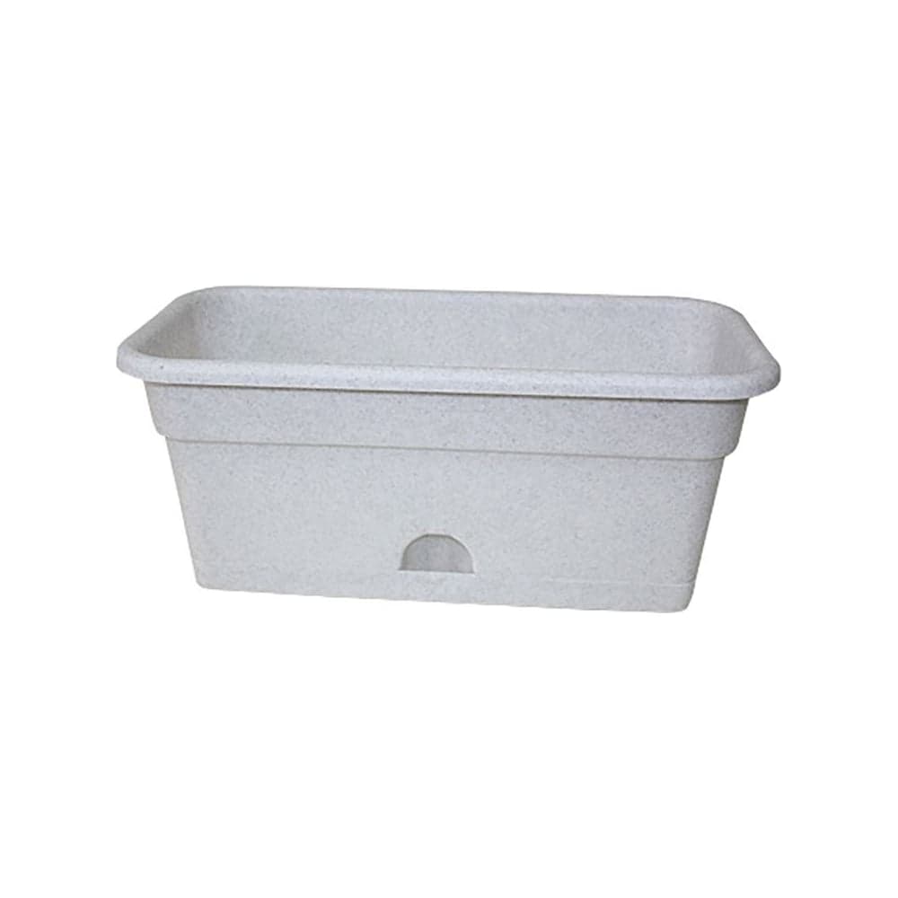 Балконное кашпо с поддоном Darel Plastic 5 01601 ДАР 60х20х17 см, 12 л, мрамор 015168