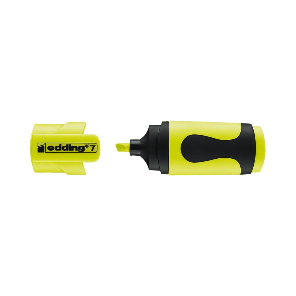 Текстовыделитель Edding MINI, клиновидный наконечник, 1-3 мм, желтый неоновый E-7#65