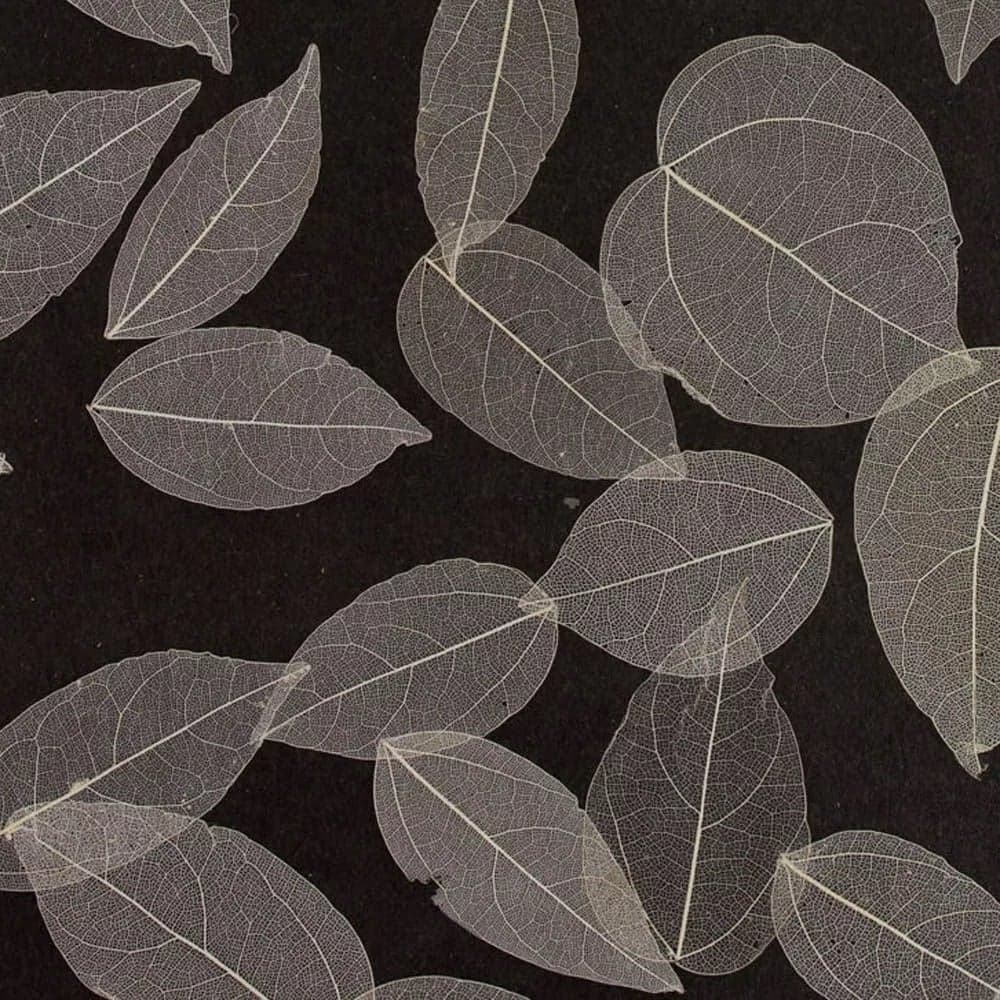 Натуральные обои Cosca Decor Листья Прима Ноче, 5.5x0.91 м СПБ003480