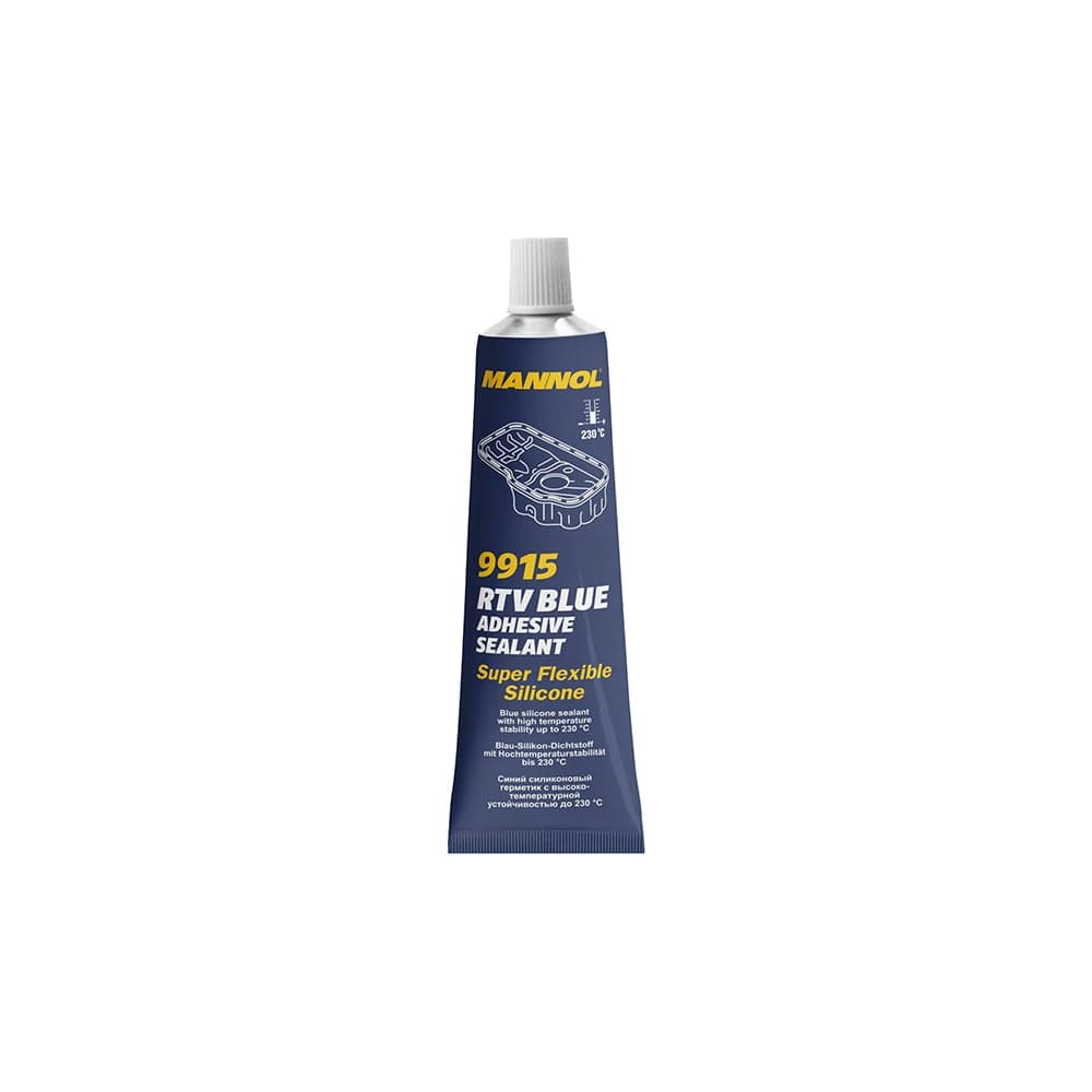Силиконовый герметик MANNOL RTV Adhesive Sealant Blue (синий; 85 г; от -40 до +230 градусов) 2484