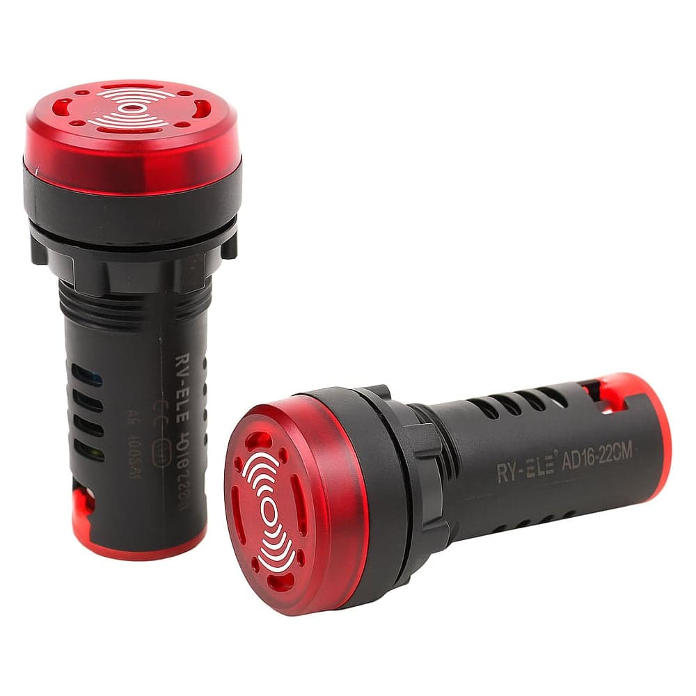 Зуммер с подсветкой CONTA TAD16-22SM/220V-3, 220V FLASH BEEP, 22 ММ (упак 3 шт) 00-00013688
