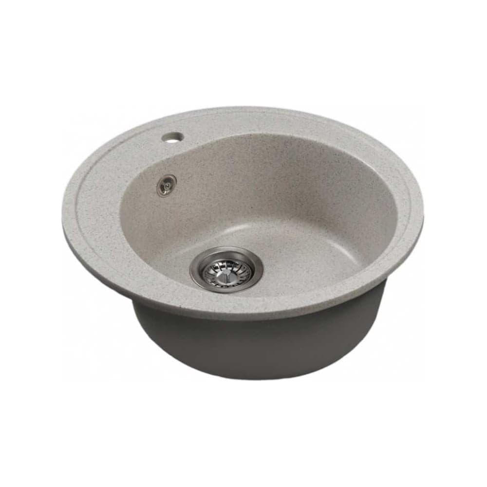 Мойкa MIXLINE ML-GMS102 СТАНДАРТ круглая, серый 310, 500 мм, глубина чаши 170 558090