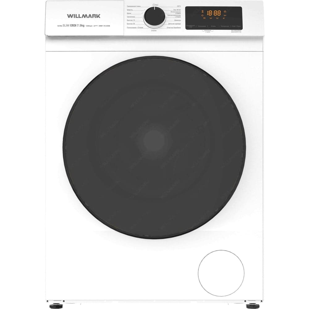 Стиральная машина Willmark WMF-7512ISW (7,5кг/1200 об,BLDC мотор,ULTRA SLIM 42см,15 реж.,A+++,белый) 1002113