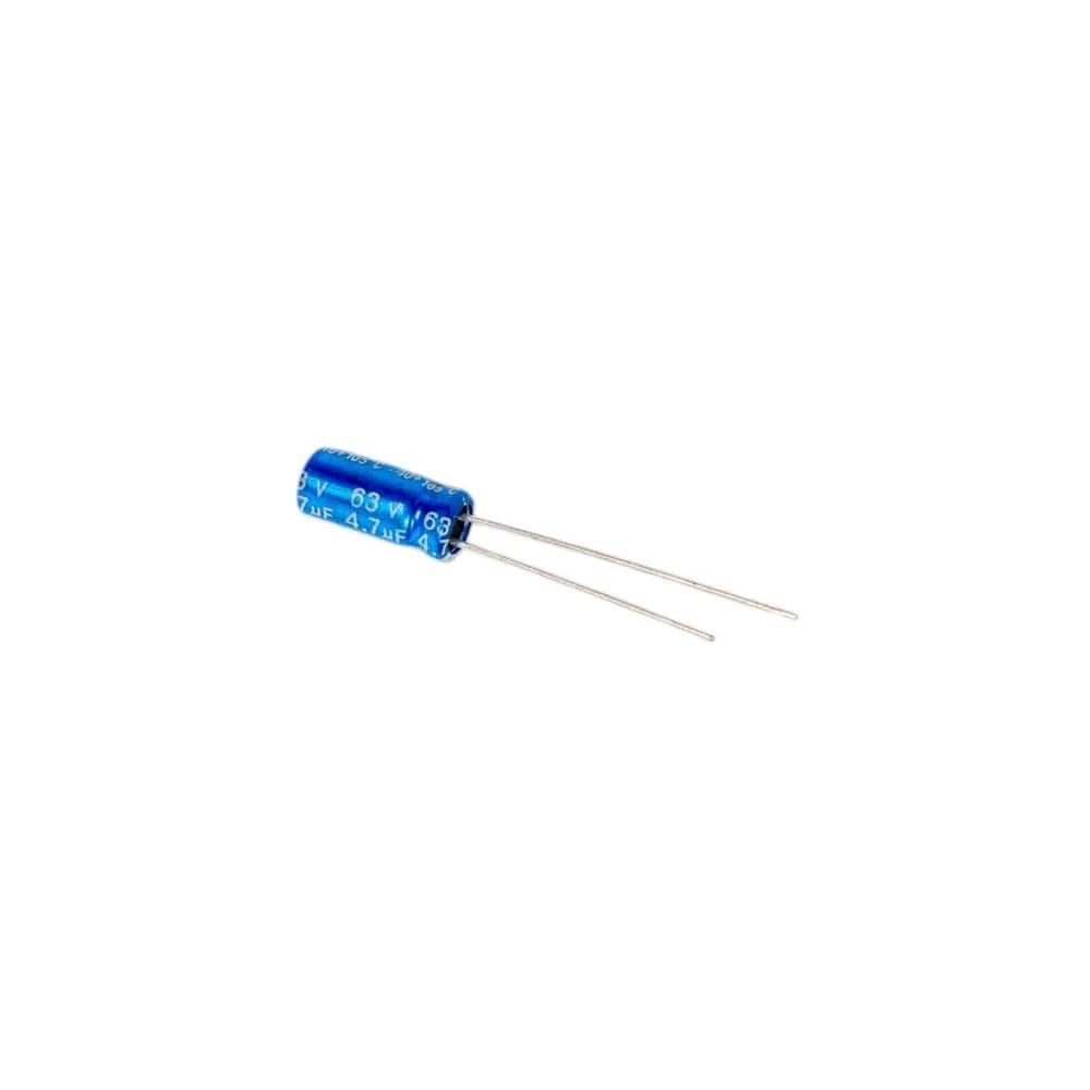 Конденсатор электролитический JB Capacitors (30шт.) 4.7мкФ, 63В, 105C, 5x11 / P:2 мм, JRB1J4R7M02000500110000B-18 (30)