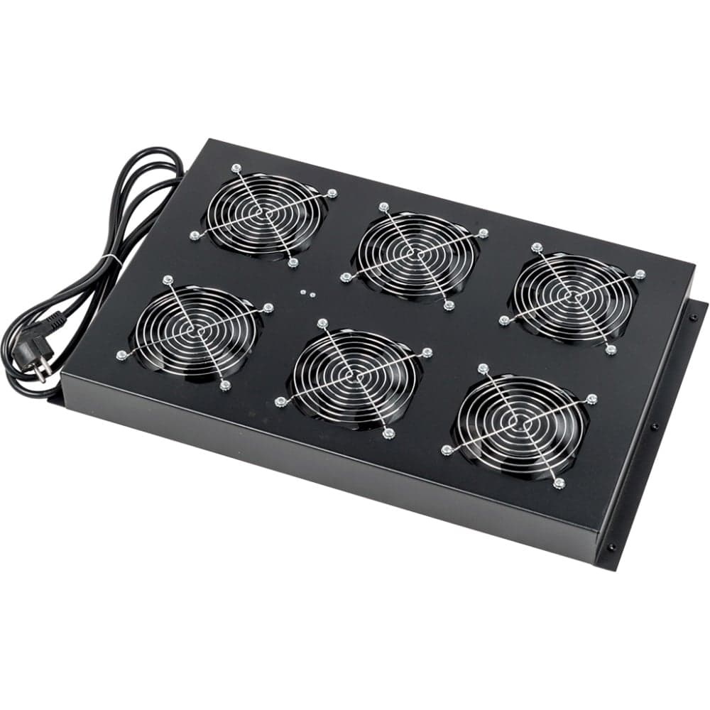 Блок 6-ти вентиляторов в крышу шкафа LANMASTER DCS глубиной 1070 мм LAN-DC-CB-FAN6-10