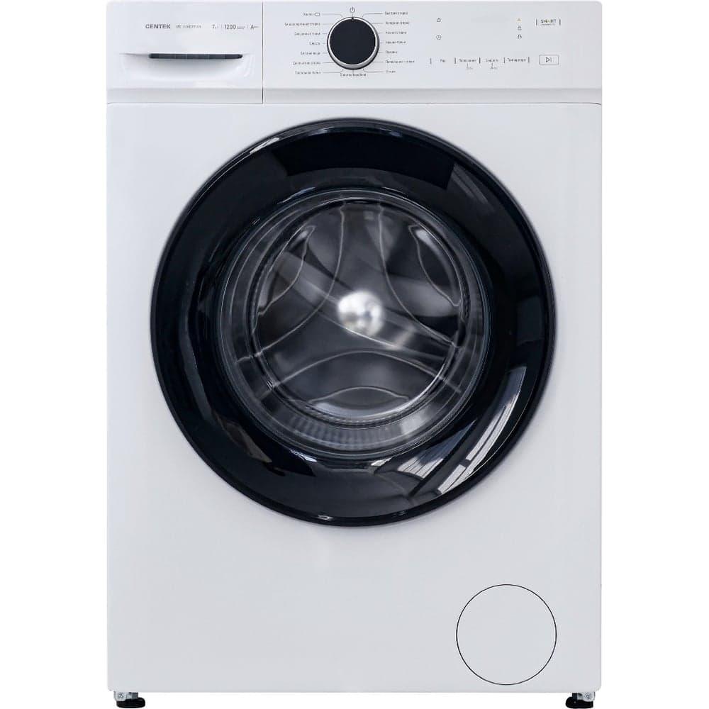 Стиральная машина Centek белый, 1200 / 7кг / 40см / 16пр /LED-Дисплей / INVERTER /Пар/A+++ CT-1922