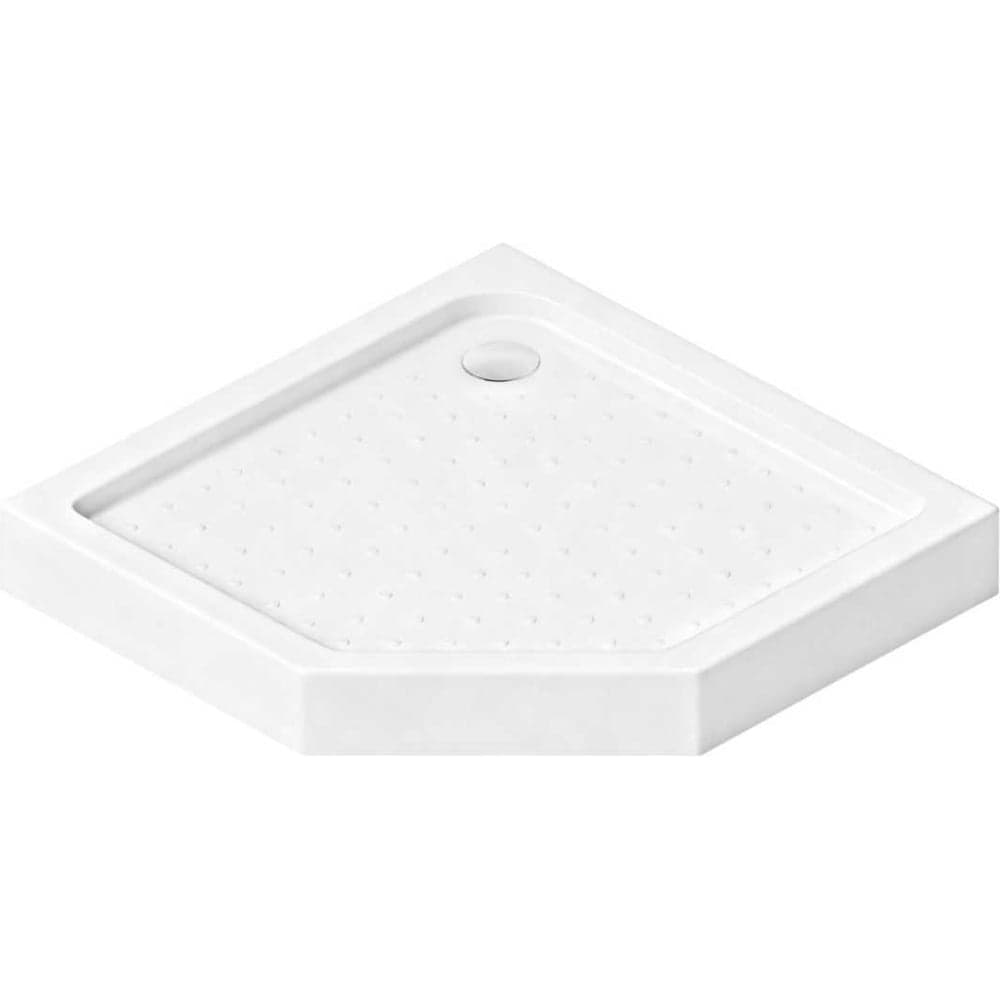 Душевой поддон Aquanet AE90-P-90x90-TRAY Bright пентагональный, сифон Ф90мм, 900х900 мм, белый (352422) 00352422