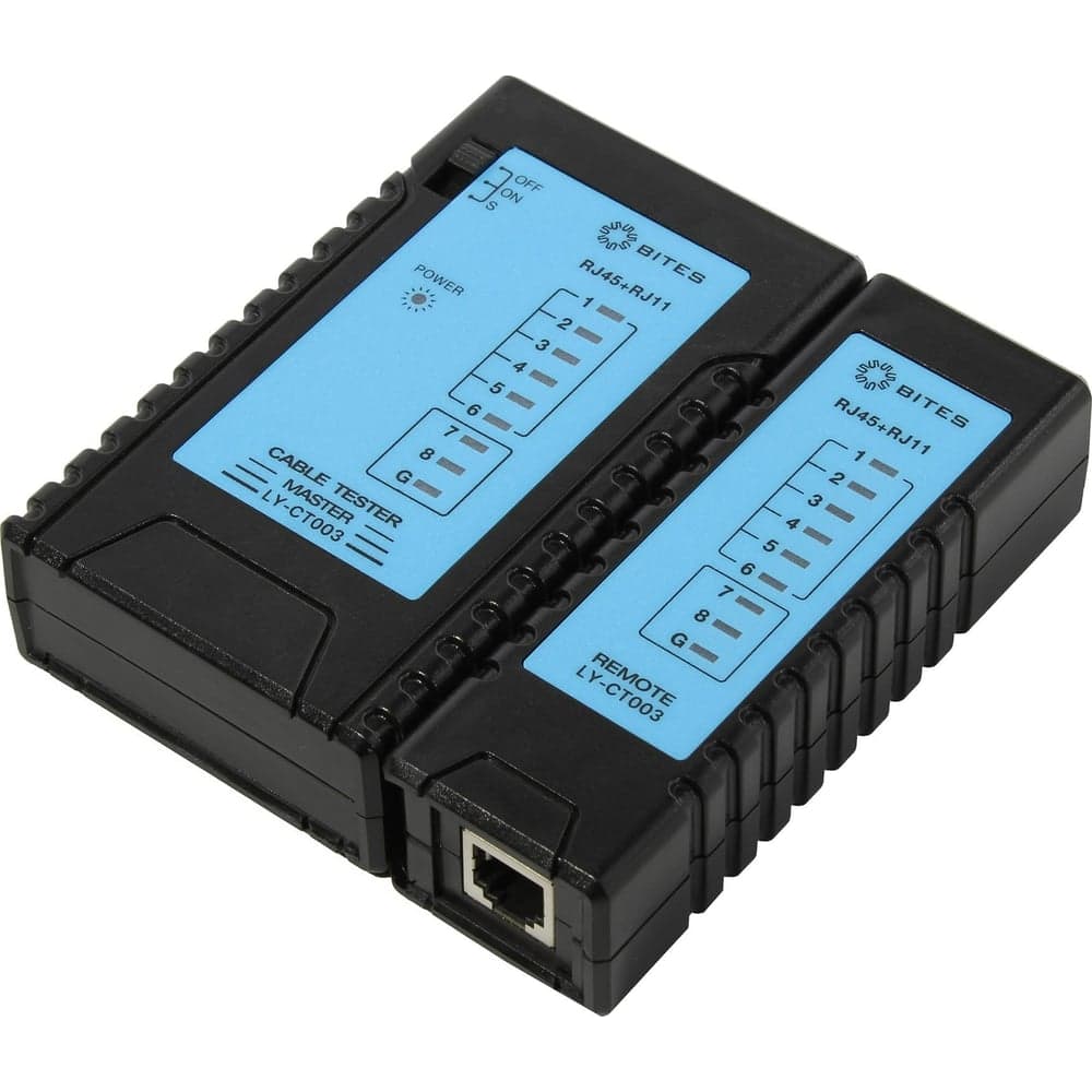 Сетевой тестер кабеля 5Bites UTP/FTP/STP RJ45, TEL RJ11/12  LY-CT003