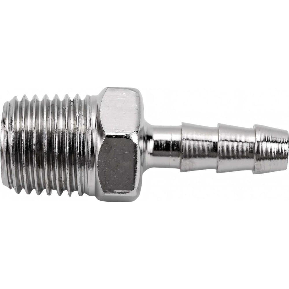 Штуцер елочка 6 мм - наружная резьба 1/4" Pegas pneumatic 4001