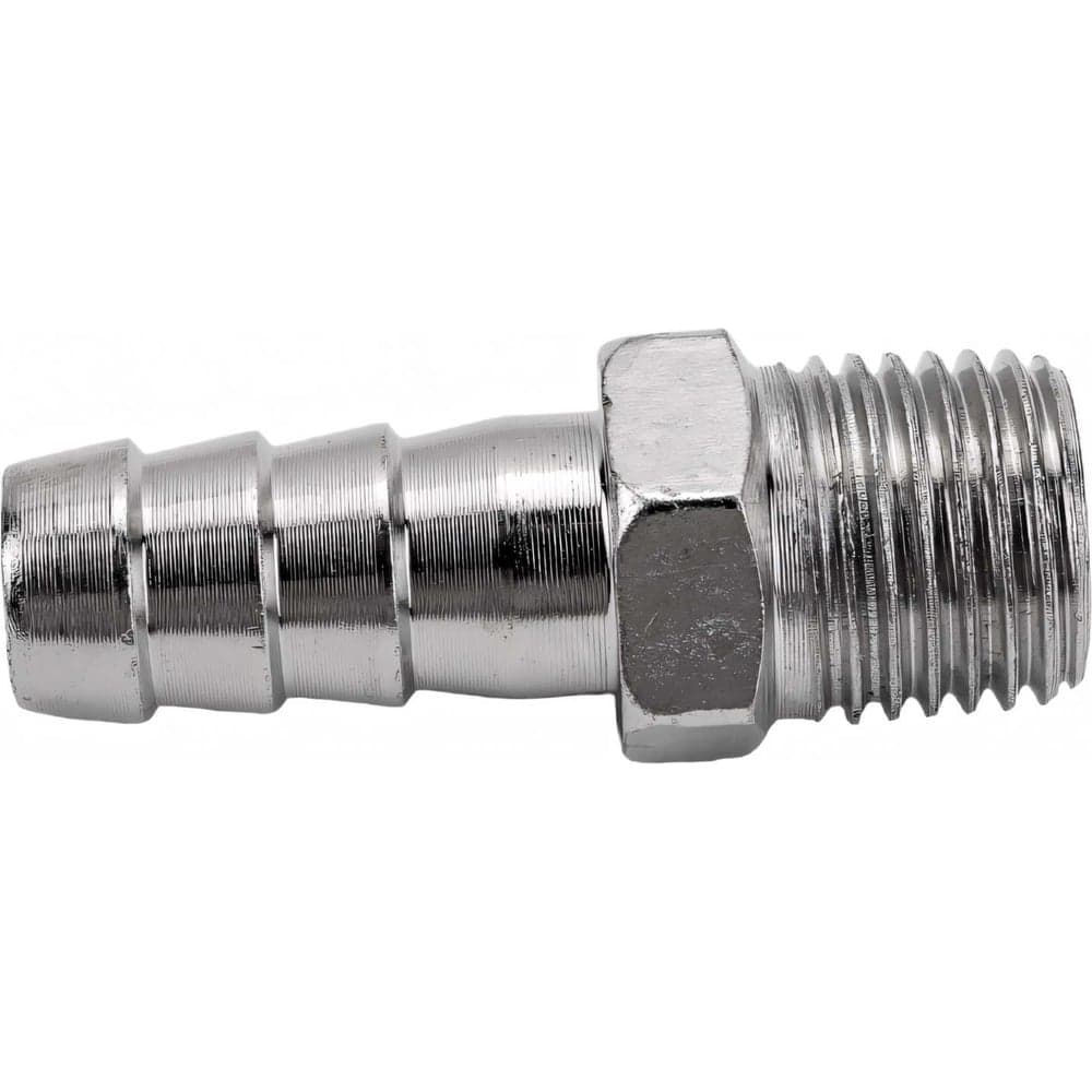 Штуцер елочка 10 мм - наружная резьба 1/4" Pegas pneumatic 4003